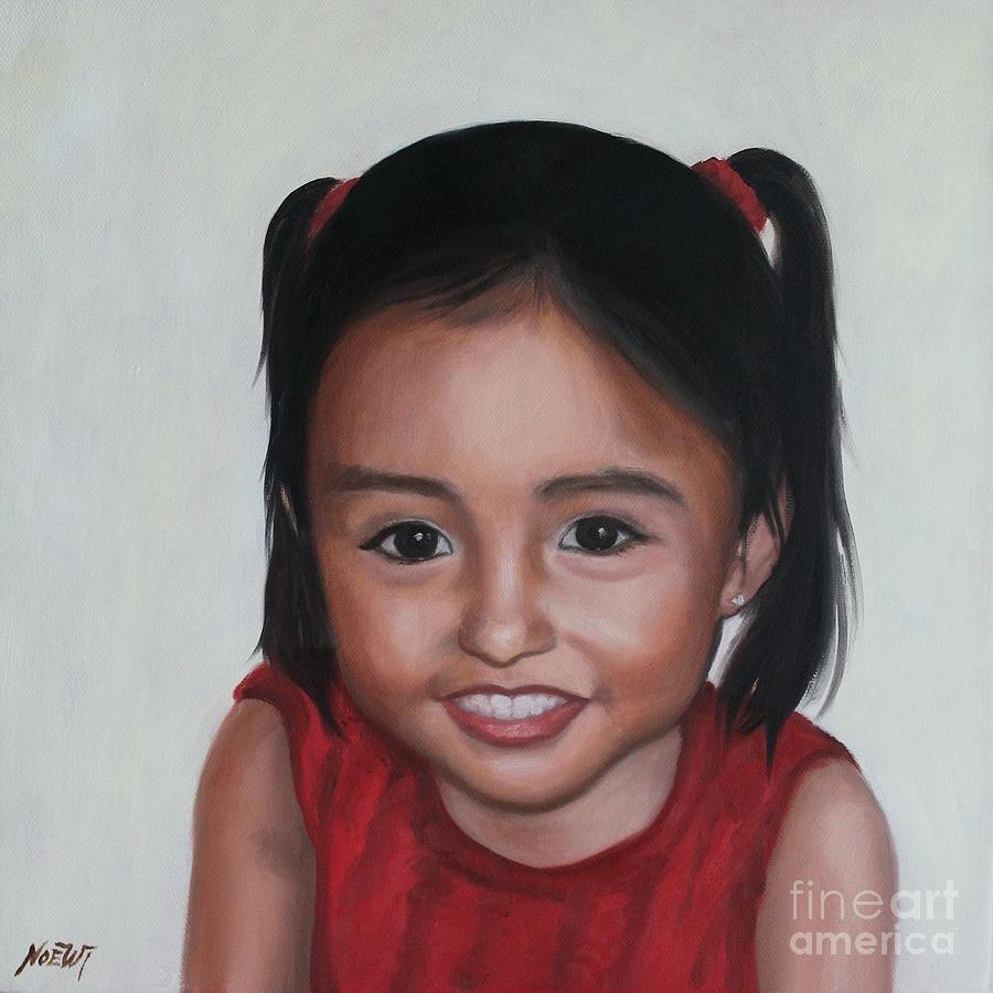 Portrait Painting - Portrait of Camila by Jindra Noewi
