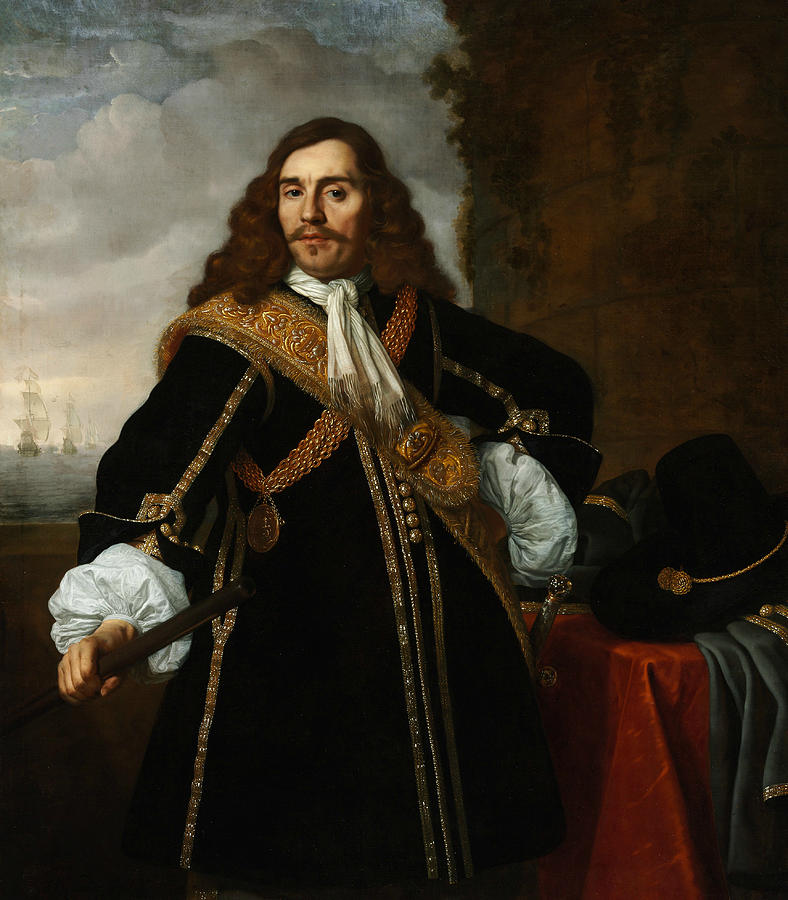 Portrait of Captain Gideon de Wildt Painting by Bartholomeus van der Helst