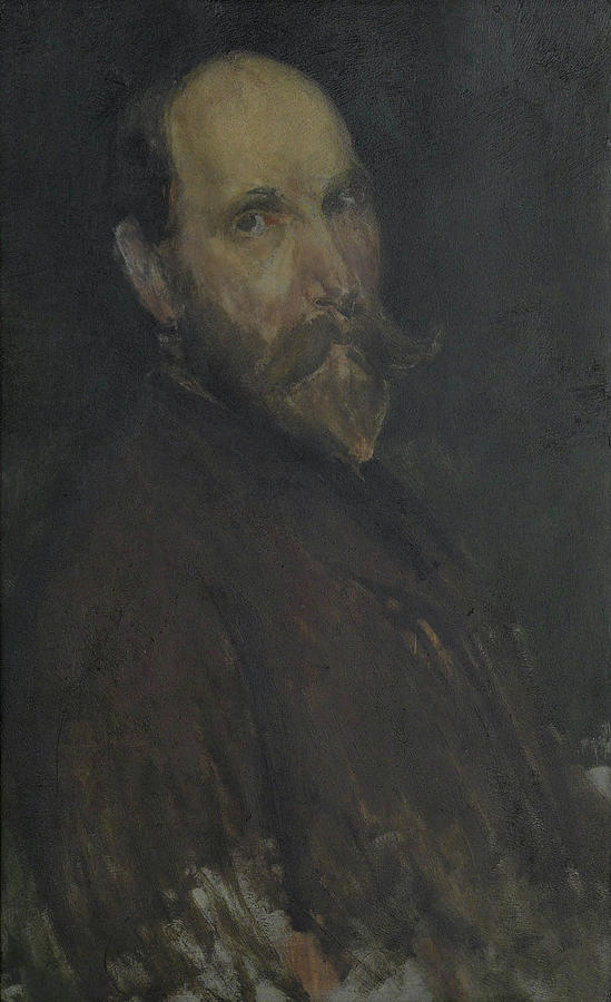 James Abbott Mcneill Whistler Painting - Portrait of Charles Lang Freer by James Abbott McNeill Whistler