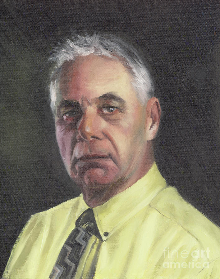 Portrait Of Chris Painting
