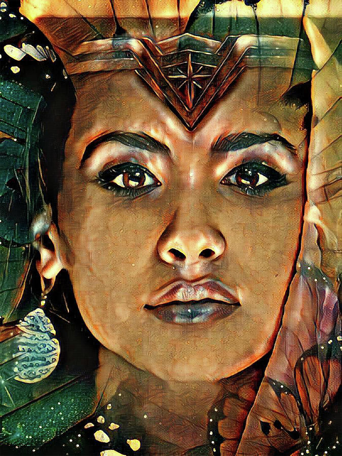 Portrait of Cleopatra Digital Art by Kathy Kelly