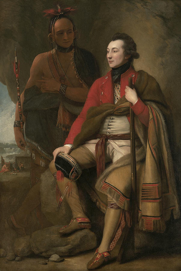 Benjamin West Painting - Portrait of Colonel Guy Johnson by Benjamin West