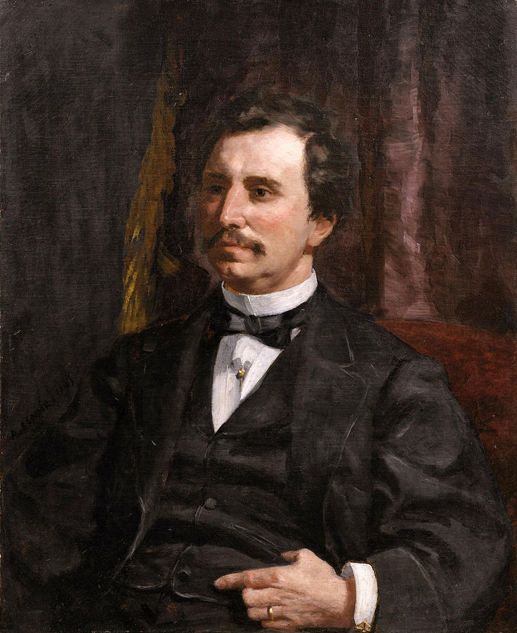 Portrait of Colonel Howard Jenks Painting by Pierre-Auguste Renoir