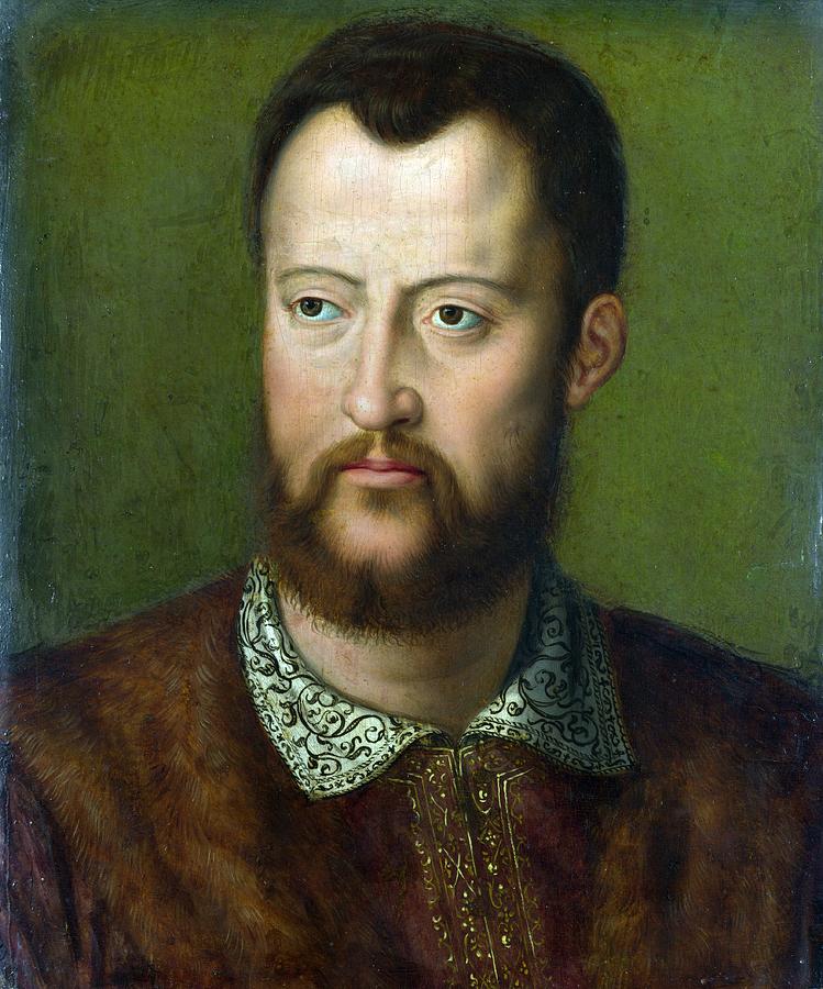 Portrait Of Cosimo I De Medici Grand Duke Of Tuscany Painting