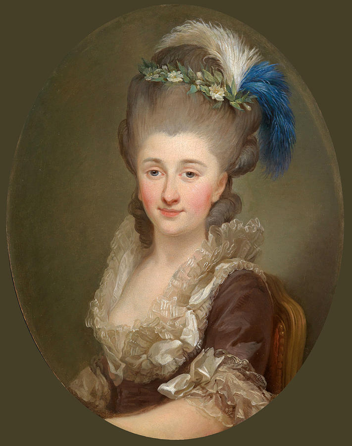 Portrait of Countess Konstancja Tyszkiewicz nee Princess Poniatowska ...