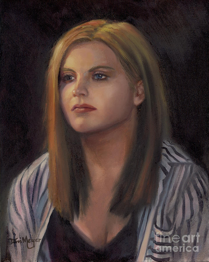 Portrait Of Courtney Painting