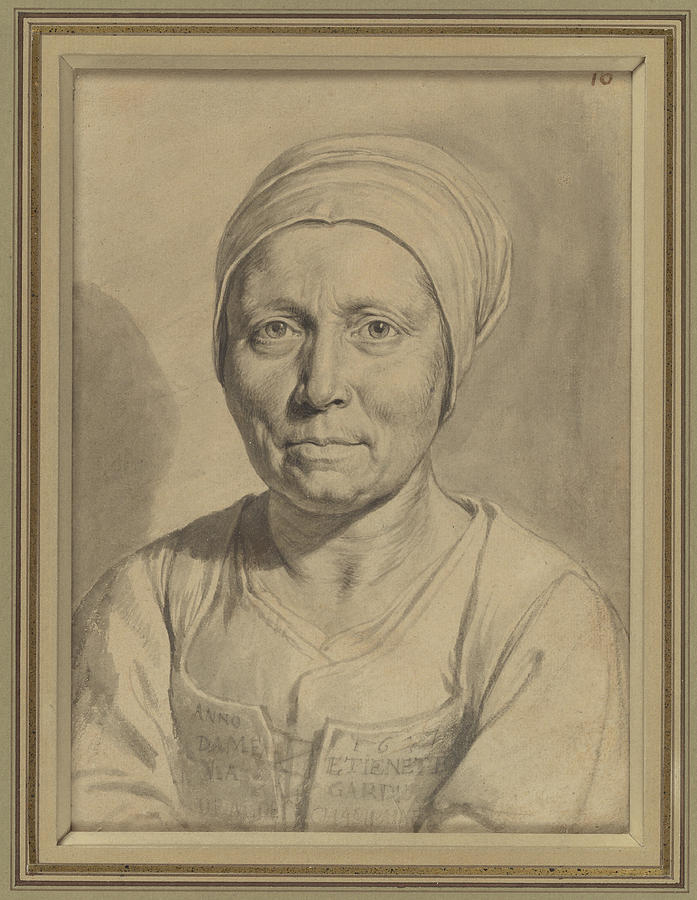 Portrait Of Dame Etiennette Painting