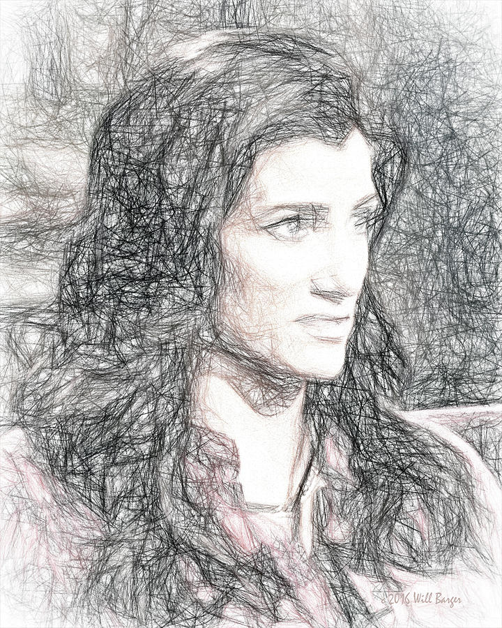 Portrait of Dana Loesch, No. 1B by Will Barger Portrait of Dana Loesch, No. 1B by Will Barger