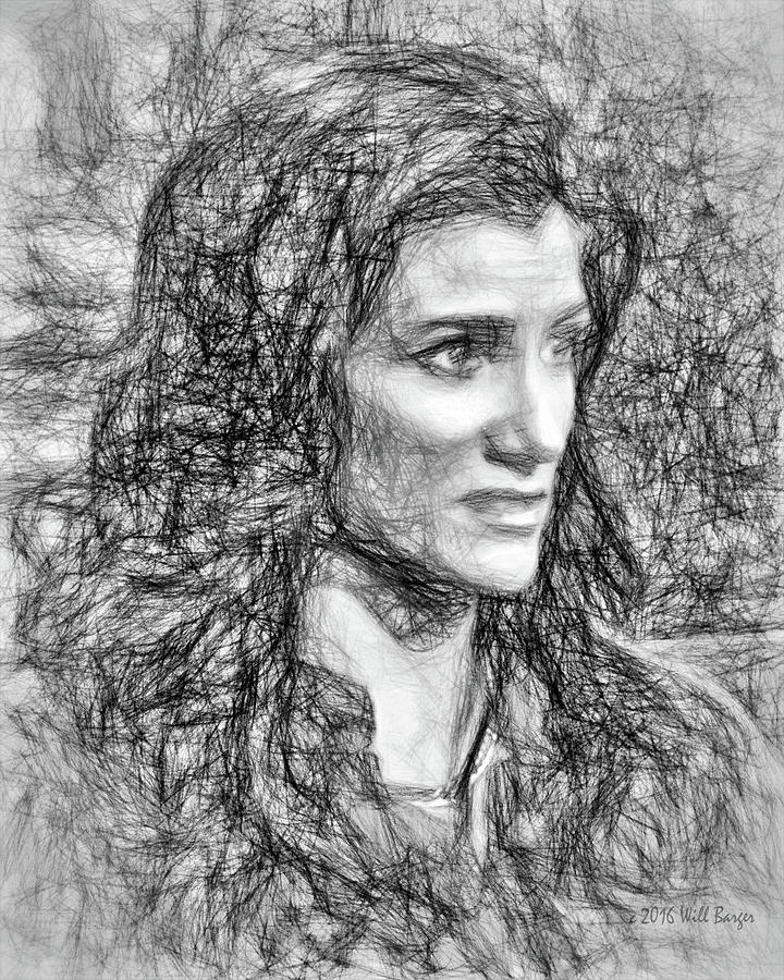 Portrait of Dana Loesch, No. 1C by Will Barger Portrait of Dana Loesch, No. 1C by Will Barger