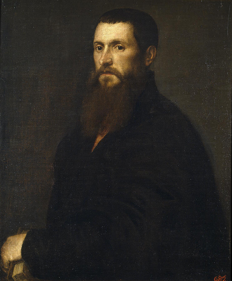 Portrait of Daniele Barbaro  Painting by Titian