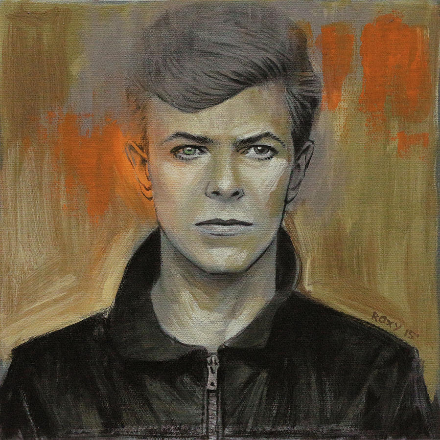 Portrait of David Bowie Painting by Art Popop