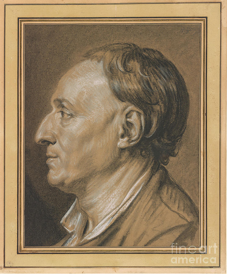 Portrait of Denis Diderot  Painting by MotionAge Designs