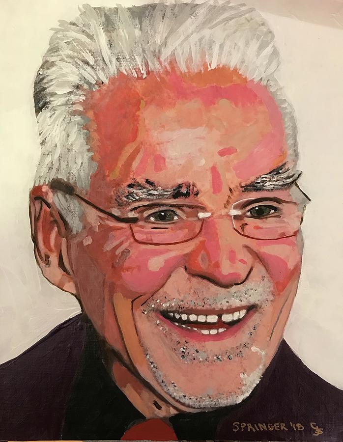 Portrait of Don Bachardy Painting by Gary Springer