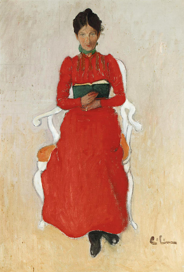 Portrait of Dora Lamm Painting by Carl Larsson