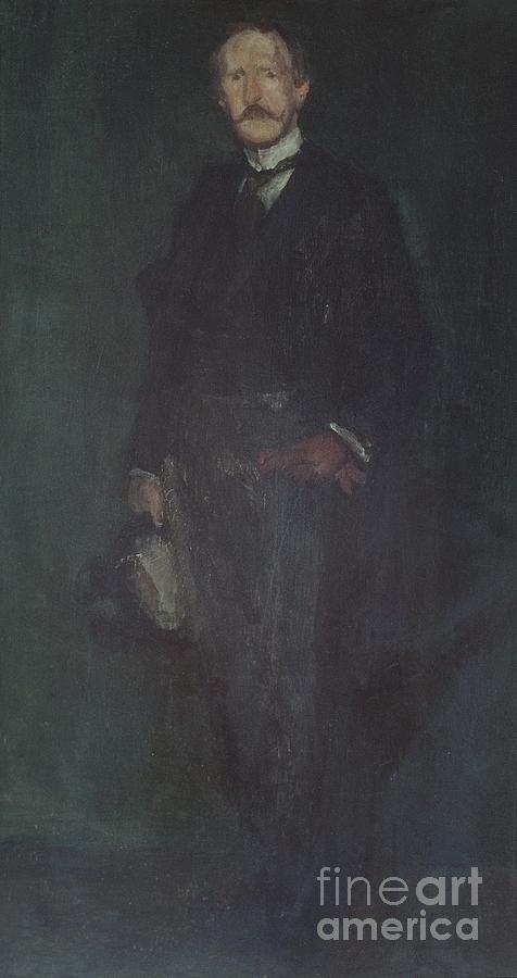 James Mcneill Whistler Painting - Portrait of Edward Guthrie Kennedy by MotionAge Designs
