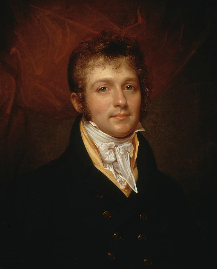 Portrait of Edward Shippen Burd of Philadelphia Painting by Rembrandt Peale Portrait of Edward Shippen Burd of Philadelphia Painting by Rembrandt Peale