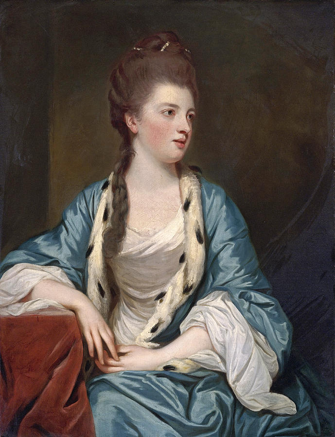 Sir Joshua Reynolds Painting - Portrait of Elizabeth Kerr Marchioness of Lothian by Sir Joshua Reynolds