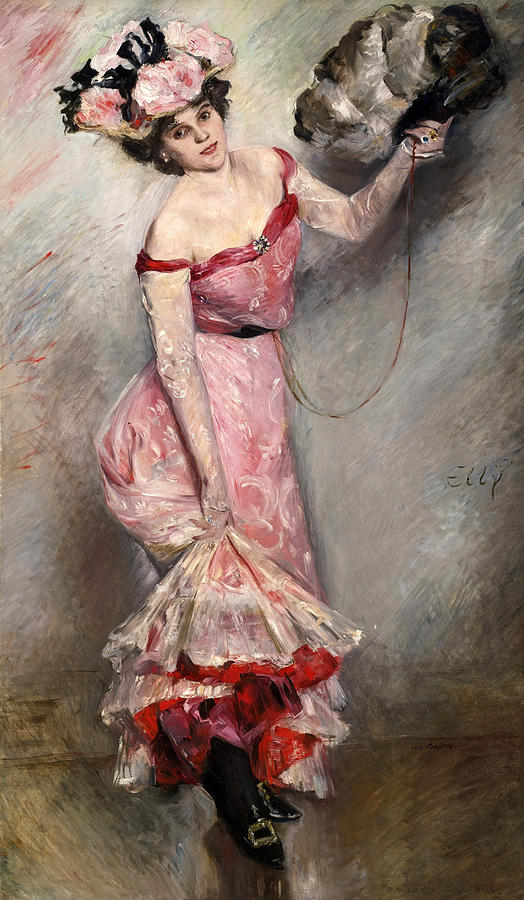 Portrait of Elly Painting by Lovis Corinth