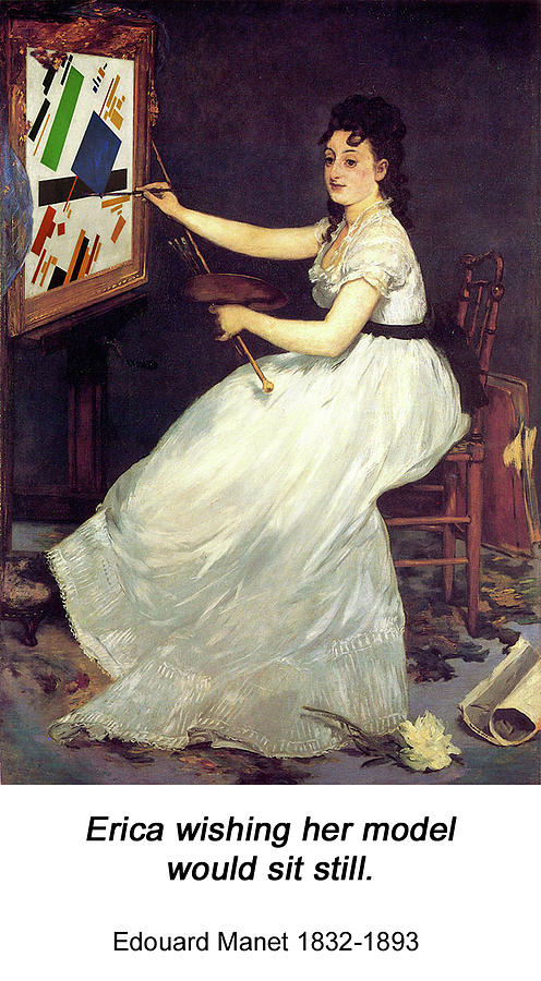 Portrait of Eva Gonzales 1870 Digital Art by John Saunders