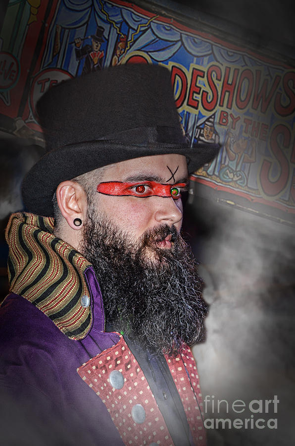 Portrait of Evil Wrestling Genius The Cold One AC altered version  Photograph by Jim Fitzpatrick