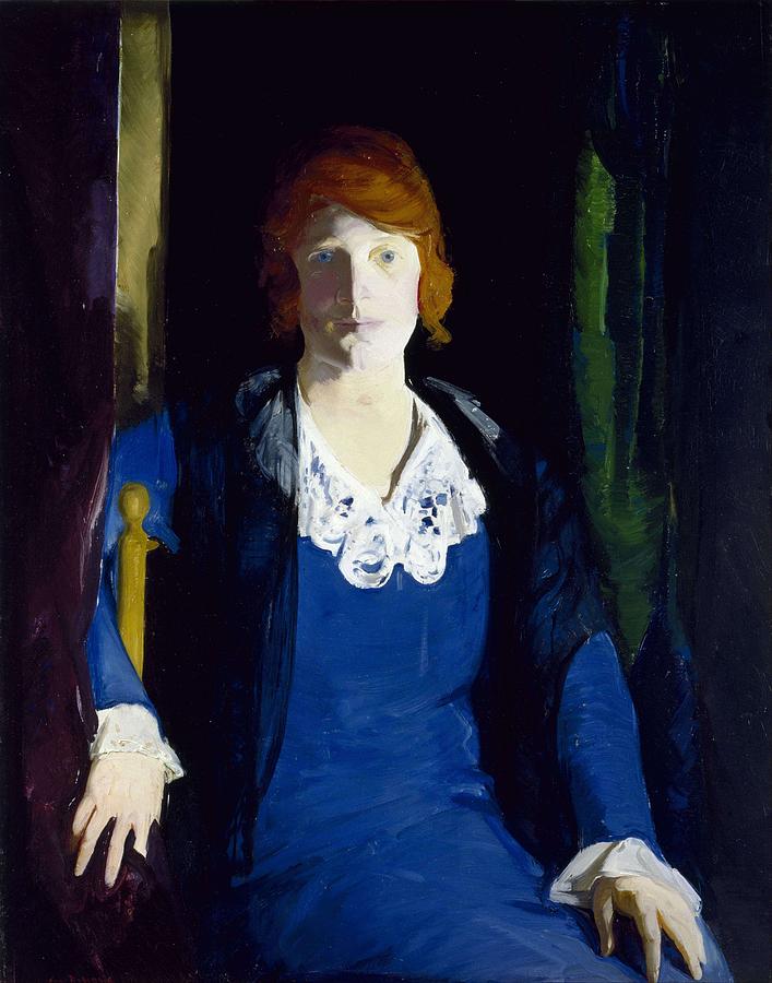 Portrait Of Florence Pierce By George Bellows, 1914 Painting