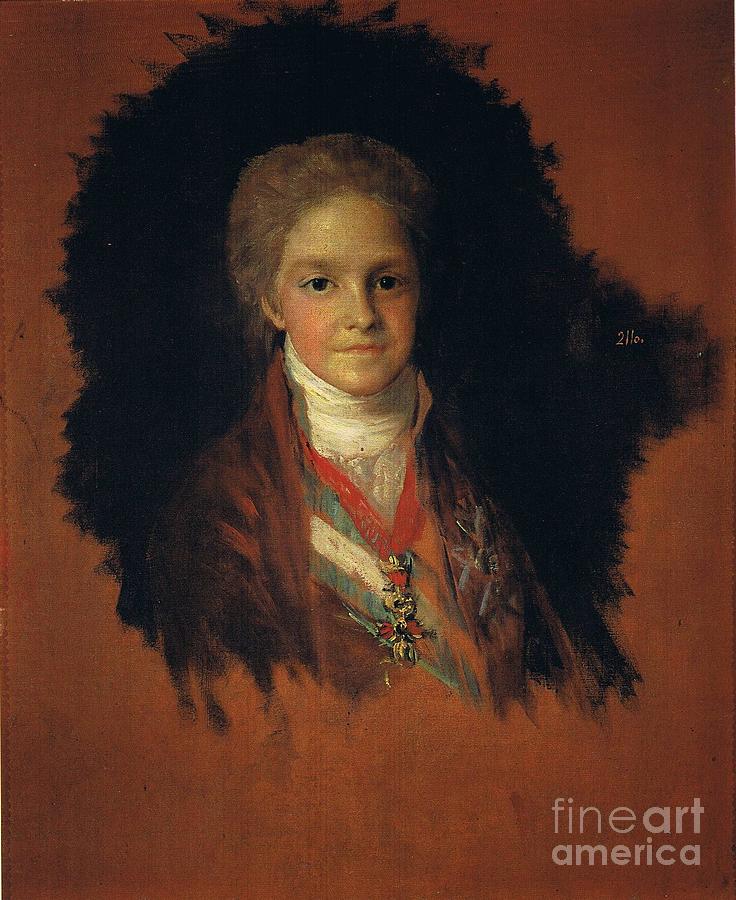 Portrait of Francisco de Goya Painting by Celestial Images