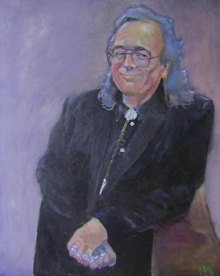 Portrait of Frank Painting by Kevin McKrell