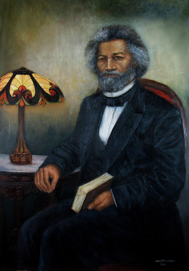Frederick Douglass Painting - Portrait of Frederick Douglass by Sylvia Castellanos