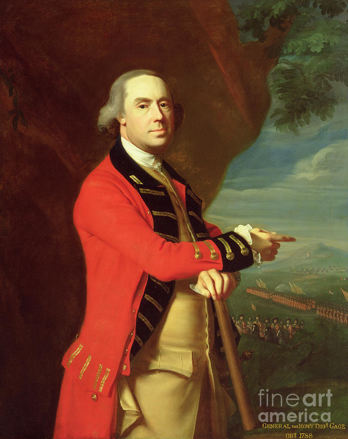 Portrait Painting - Portrait of General Thomas Gage by John Singleton Copley