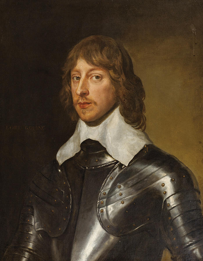 Portrait of George, Baron Goring Painting by Anthony van Dyck