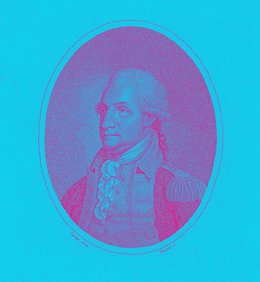Portrait of George Washington Poster 4 Painting by Celestial Images