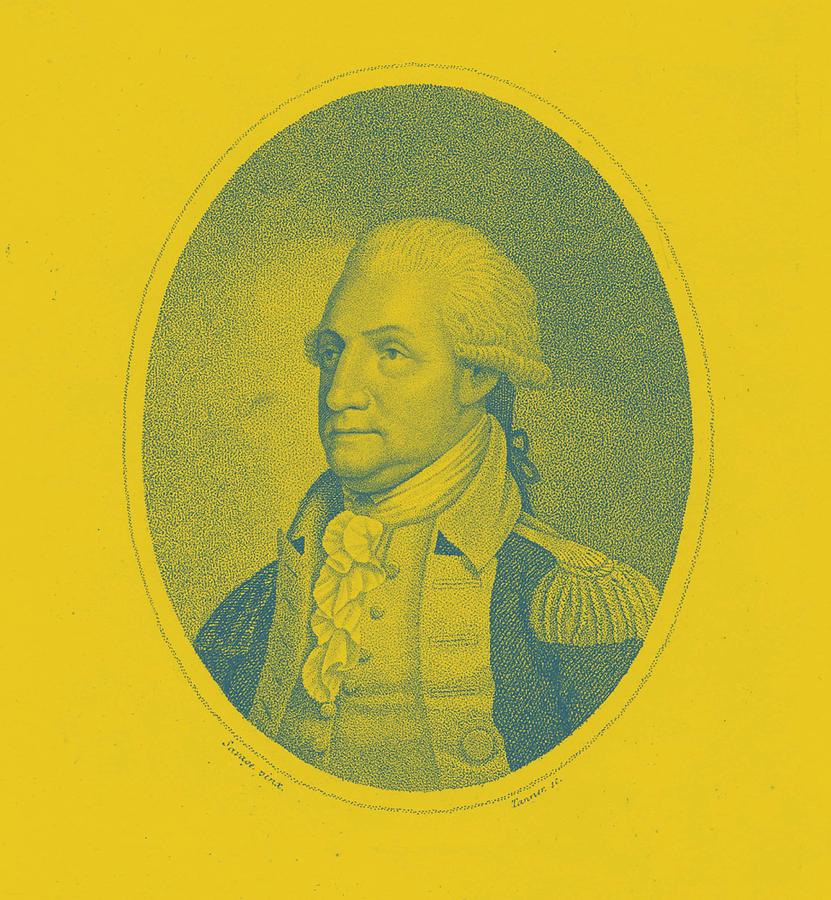 Portrait of George Washington Poster 5 Painting by Celestial Images