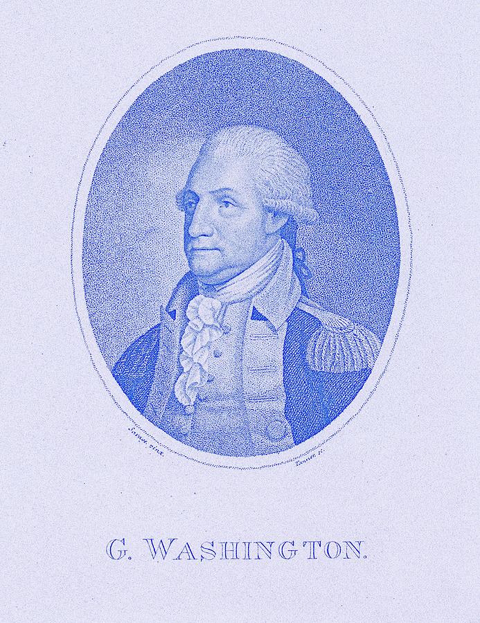 Portrait of George Washington Poster Painting by Celestial Images