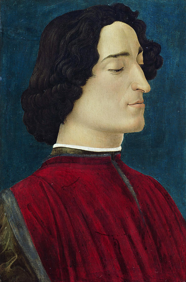Portrait of Giuliano de Medici Painting by Sandro Botticelli