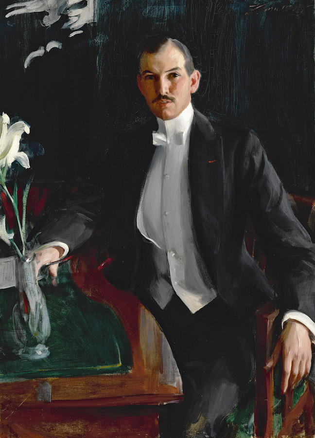 Portrait of Harald Bildt Painting by Anders Zorn