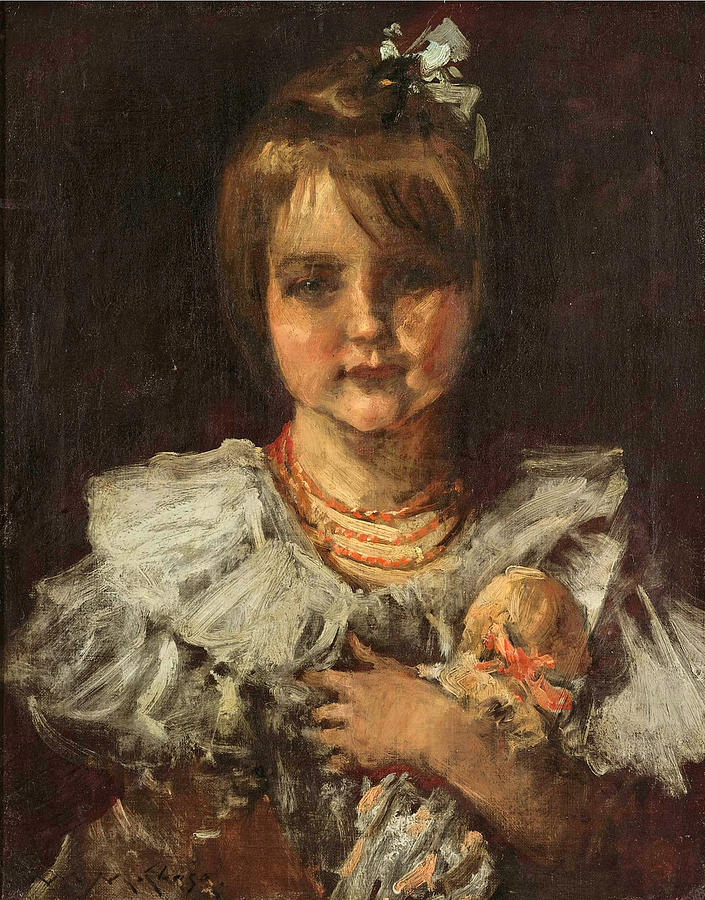 Portrait of Helen Painting by William Merritt Chase