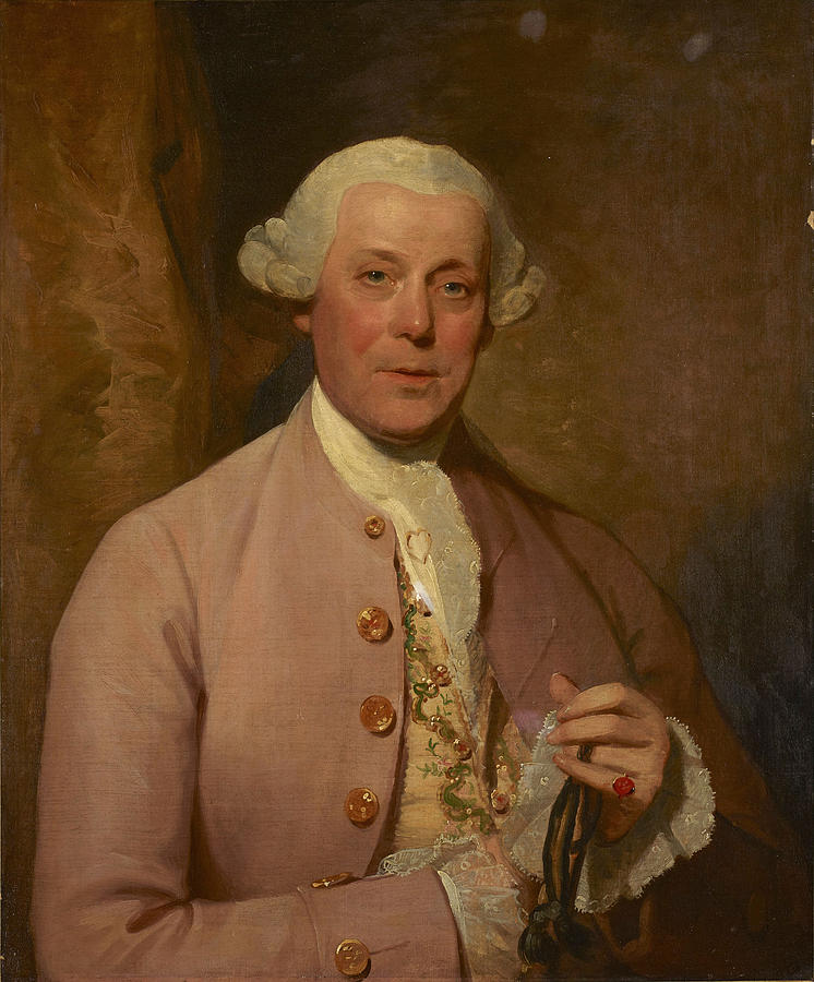 Portrait of Henry Lambert Painting by Gilbert Stuart