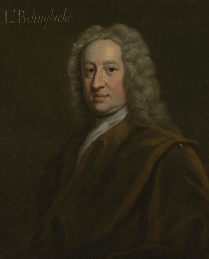 Portrait of Henry St John Painting by Charles Jervas
