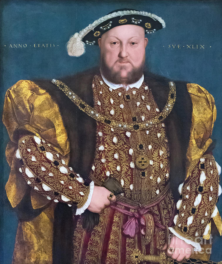 Portrait of Henry VIII, Hans Holbein Photograph by Roberto Morgenthaler ...