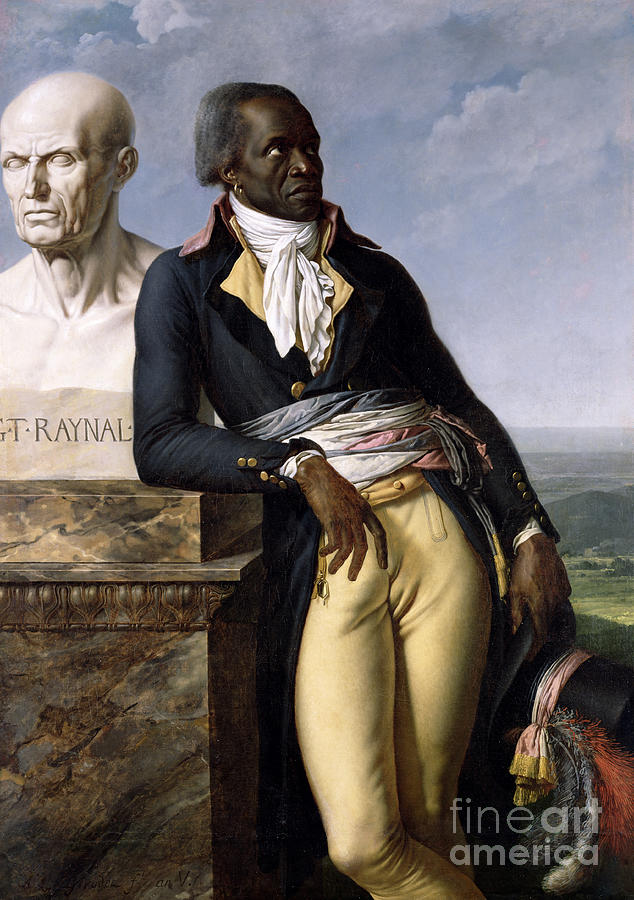 Portrait Painting - Portrait of Jean-Baptiste Belley by Anne Louis Girodet de Roucy-Trioson