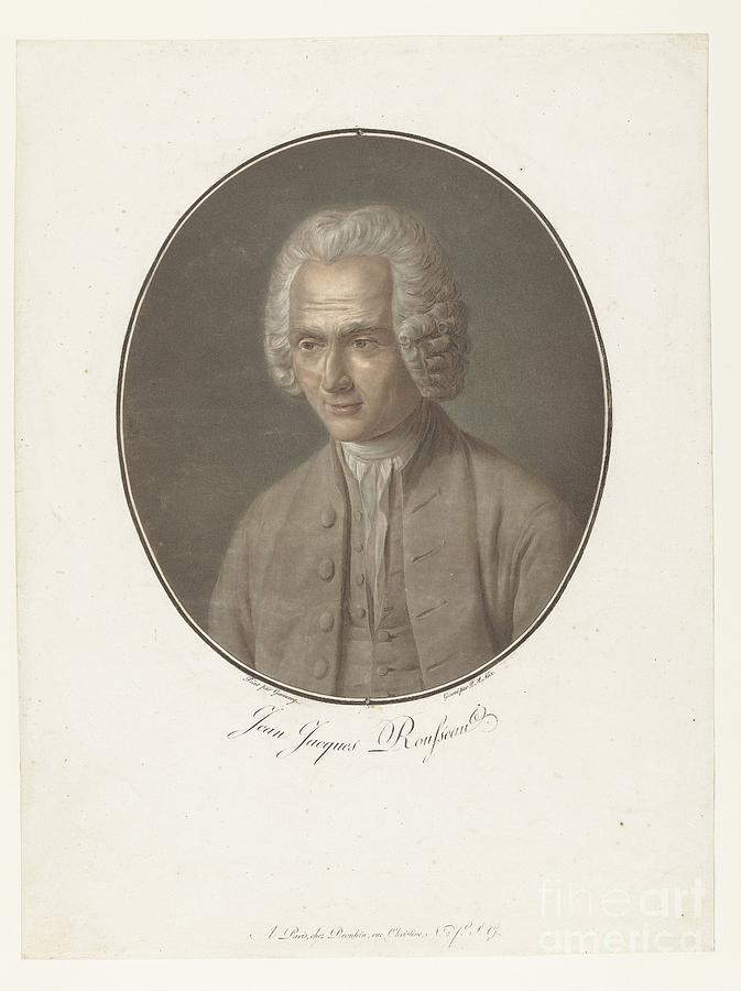 Portrait of Jean-Jacques Rousseau Painting by Celestial Images