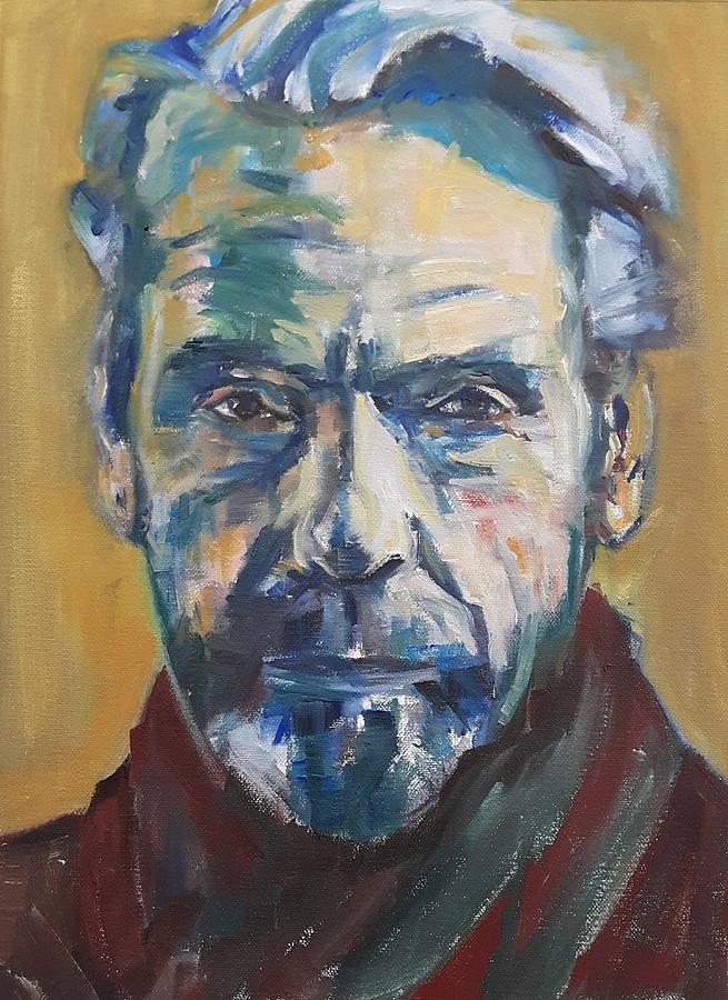 Portrait of Jeremy Painting by Christel Roelandt