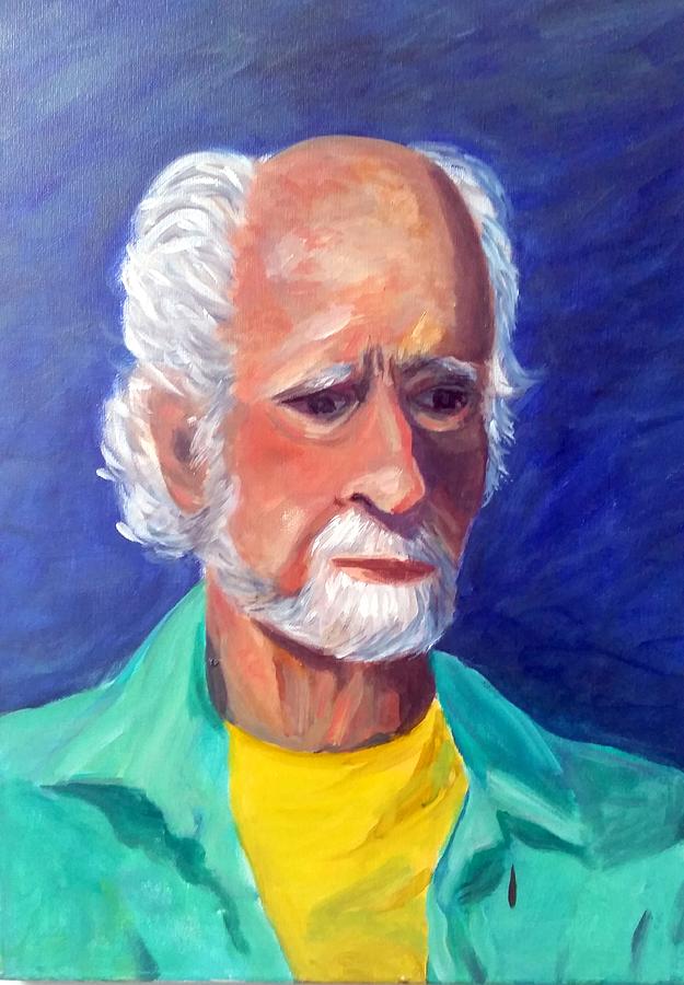 Portrait of Jim Painting by Rosie Sherman