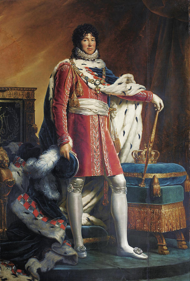 Portrait of Joachim Napoleon Murat, King of Naples and the two Sicilies Painting by Francois Gerard