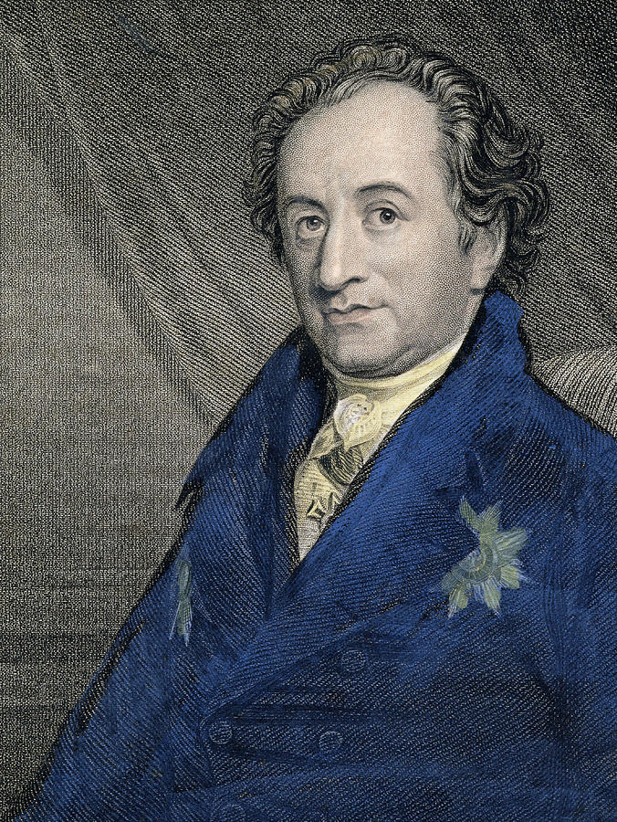 Portrait Painting - Portrait of Johann Wolfgang von Goethe by German School