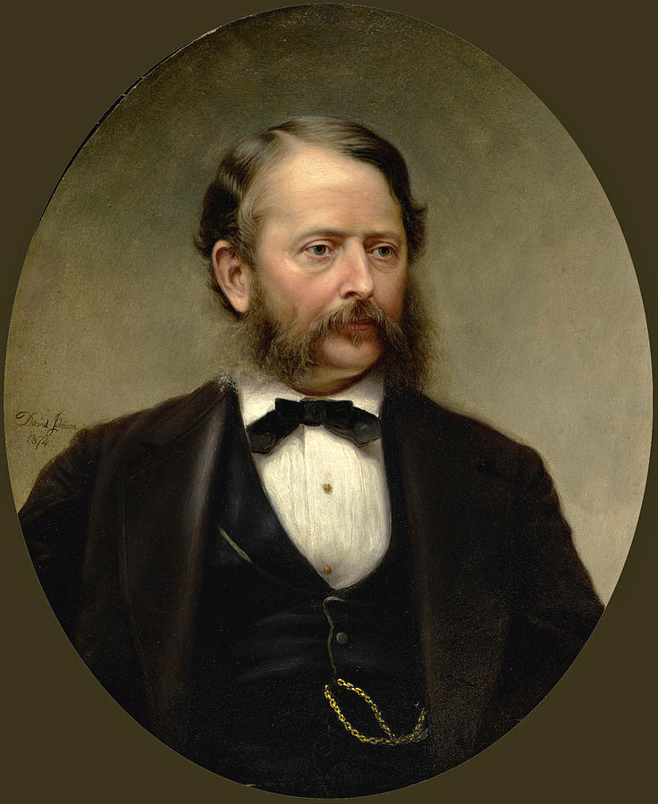 Portrait of John F. Kensett Painting by David Johnson