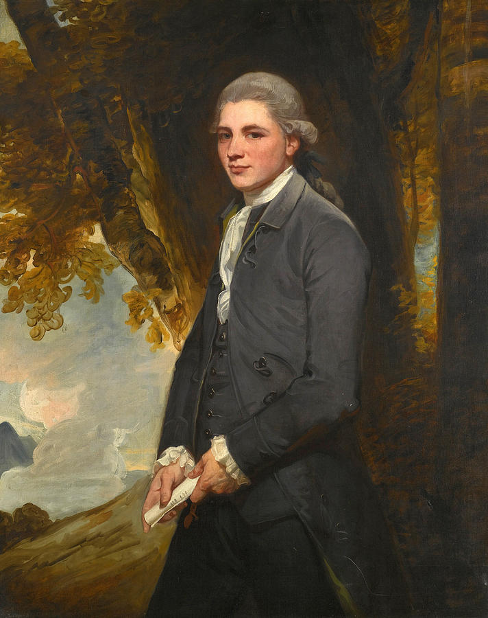 Portrait of John Redhead Painting by George Romney