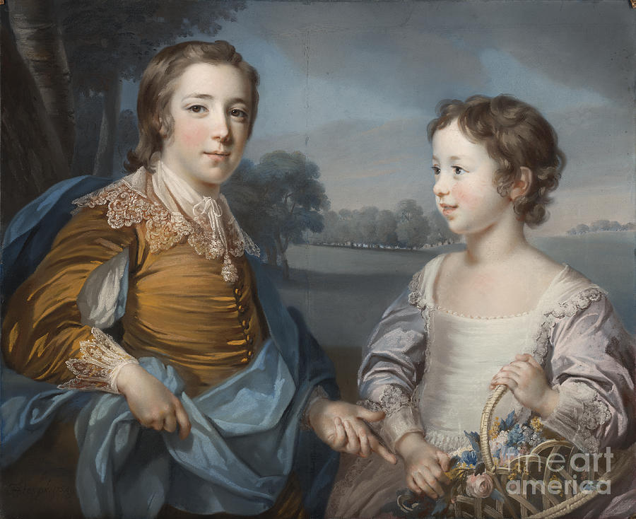 Portrait of Joseph and his Brother John Gulston  Painting by Celestial Images