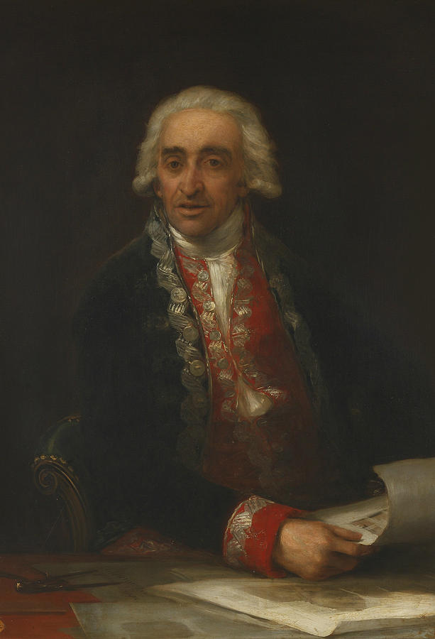 Portrait of Juan de Villanueva Painting by Francisco Goya