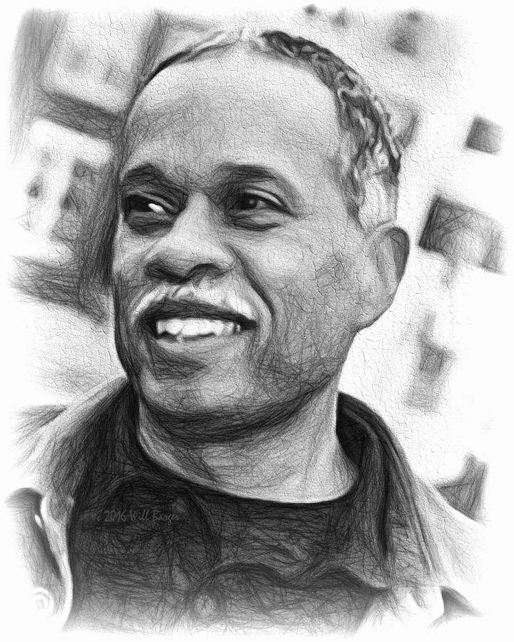 Portrait of Juan Williams, Nbr. 24 by Will Barger Portrait of Juan Williams, Nbr. 24 by Will Barger
